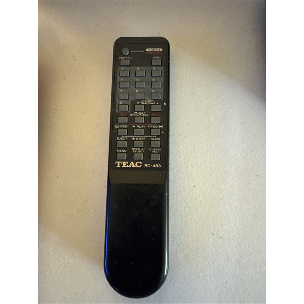 OEM Genuine VCR TEAC RC-451 Remote Control Unit Replacement Spare Working Tested